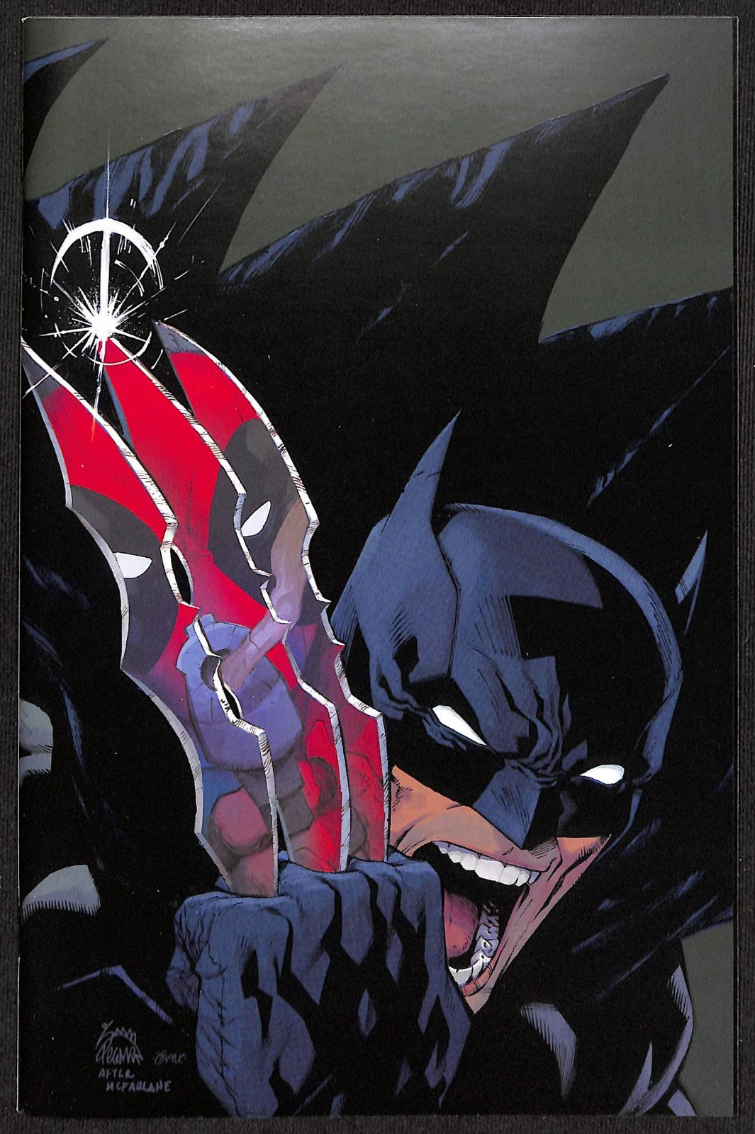 Deadpool Batman #1 Ryan Stegman 1:25 4th Print Virgin Variant0