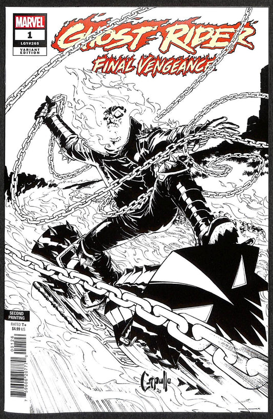 Ghost Rider Final Vengeance #1 Greg Capullo 1:25 2nd Print Variant0