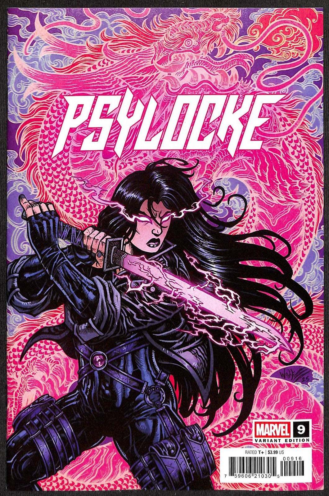 Psylocke #9 Maria Wolf 1:25 Variant0