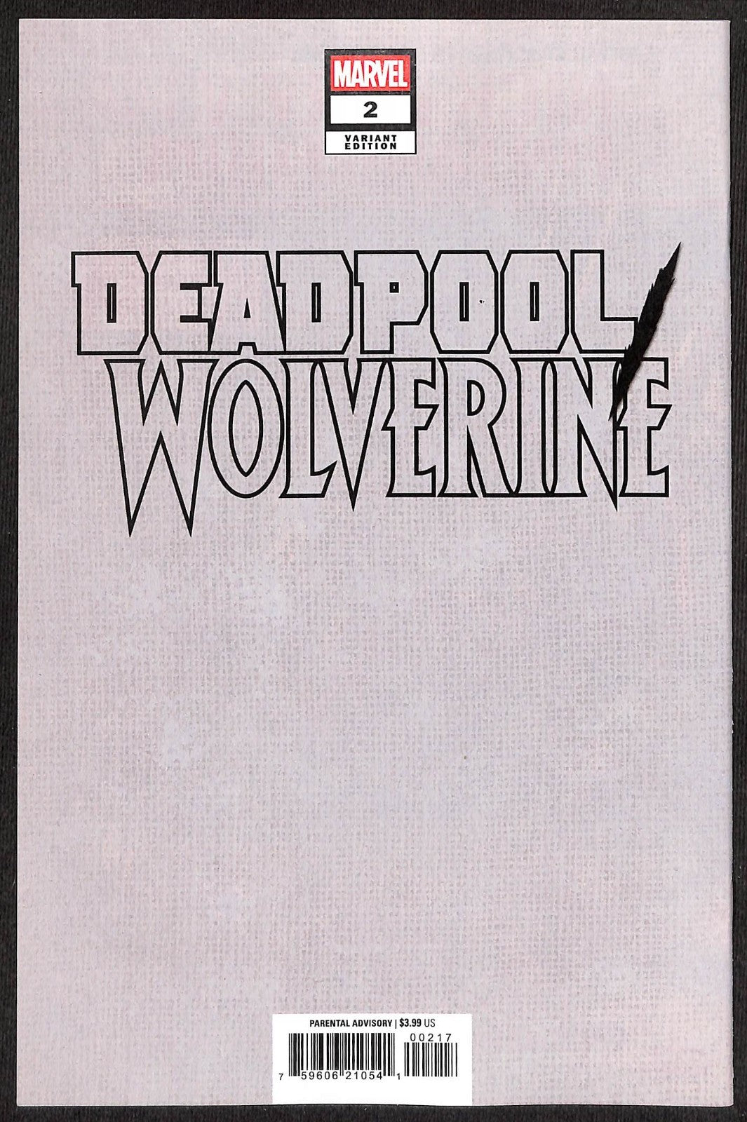 Deadpool Wolverine #2 Alessandro Cappuccio 1:100 Virgin Variant1