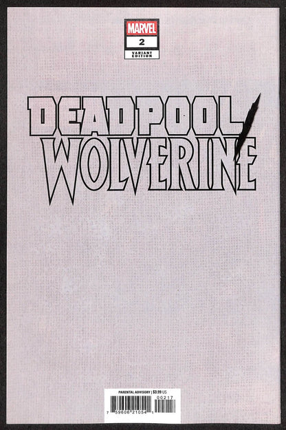 Deadpool Wolverine #2 Alessandro Cappuccio 1:100 Virgin Variant1