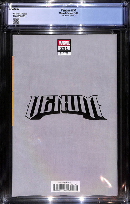 Venom #251 Puppeteer Lee 1:100 Virgin Variant CGC 9.81