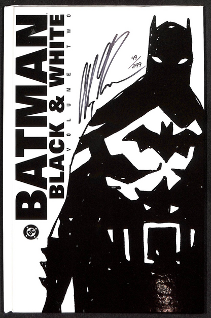 Batman Black & White HC Dynamic Force Signed by Alex Ross 49/299 with COA0