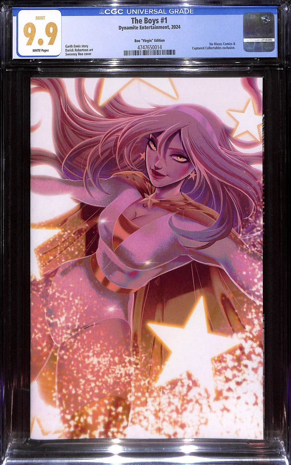 Boys #1 Sweeney Boo Virgin Variant Ltd 350 CGC 9.90