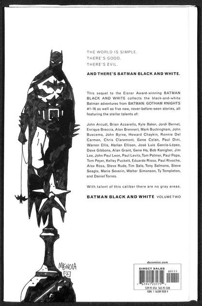 Batman Black & White HC Dynamic Force Signed by Alex Ross 49/299 with COA1