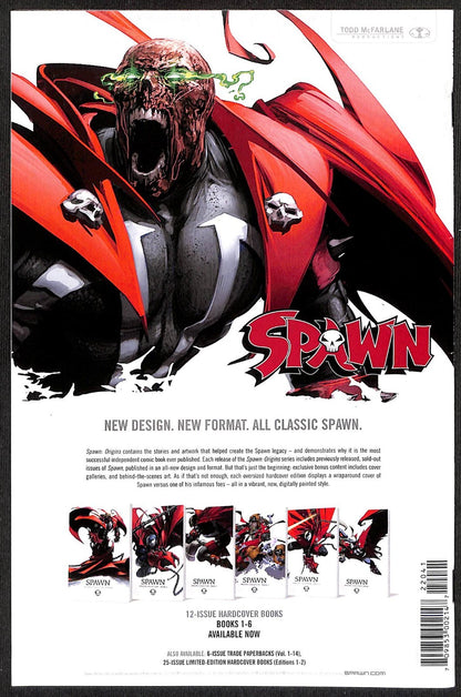 Spawn #220 Todd McFarlane Savage Dragon B&W 1:25 Variant1
