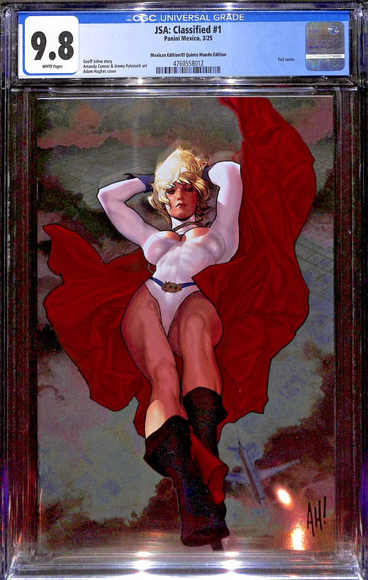 JSA: Classified #1 Adam Hughes Mexican Virgin Foil Ltd 1000 CGC 9.80