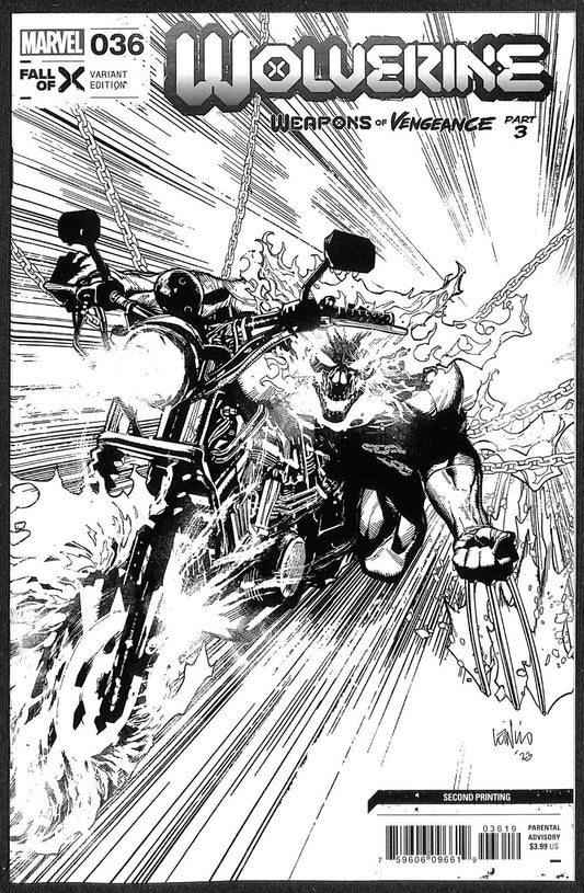 Wolverine #36 Leinil Francis Yu 1:25 2nd Print Variant 1st App Hellverine0