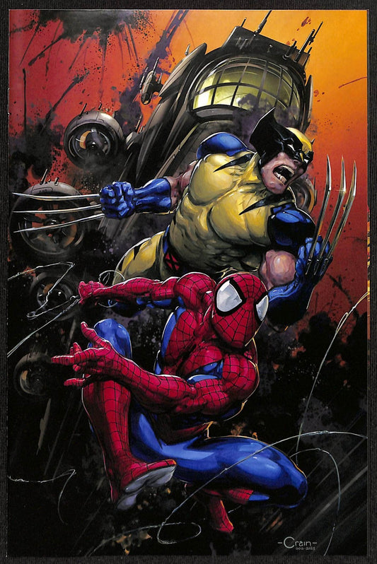 Spider-Man Wolverine #1 Clayton Crain 1:100 Variant0