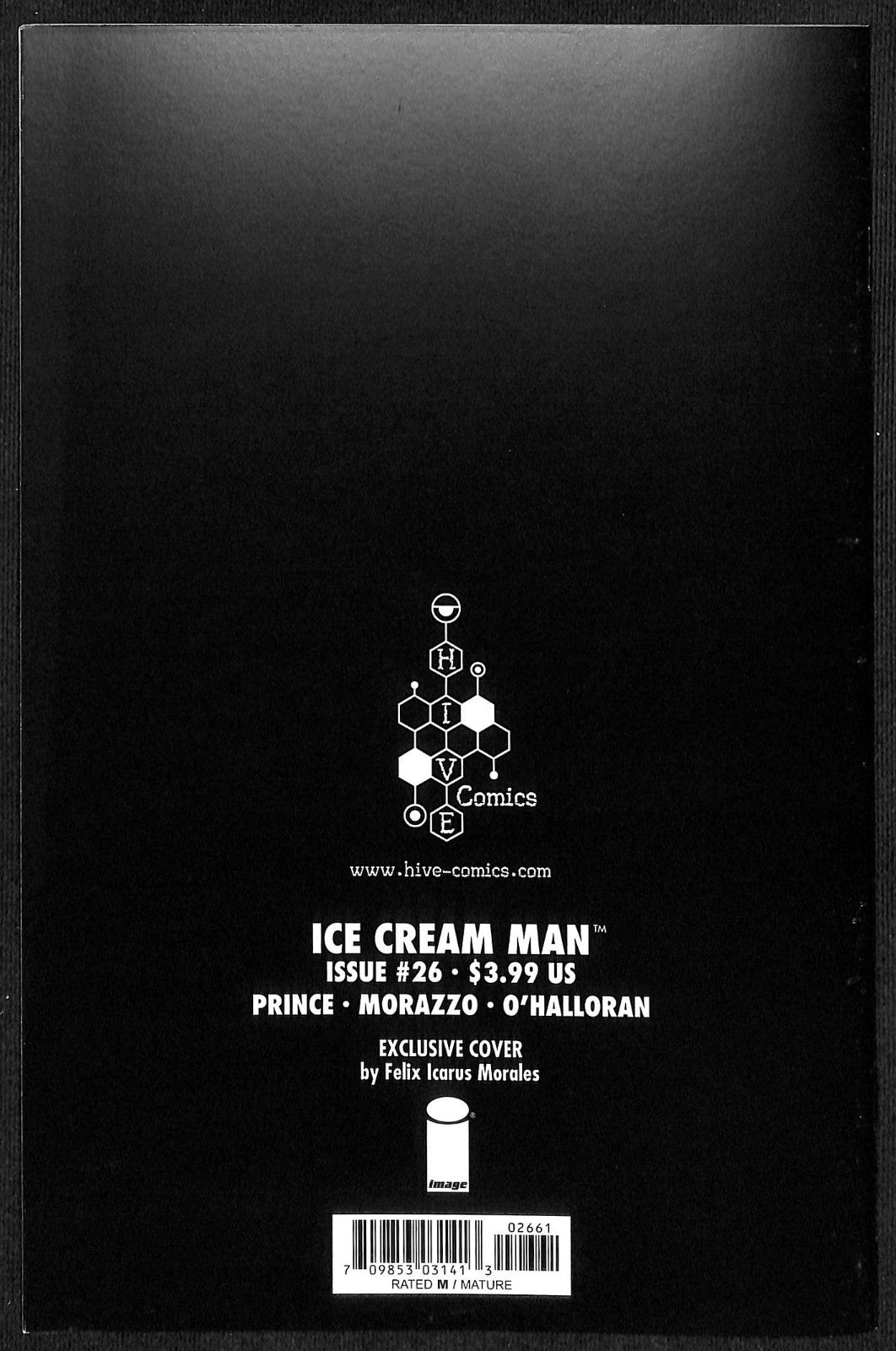 Ice Cream Man #26 Felix Morales Virgin Variant Ltd 5001