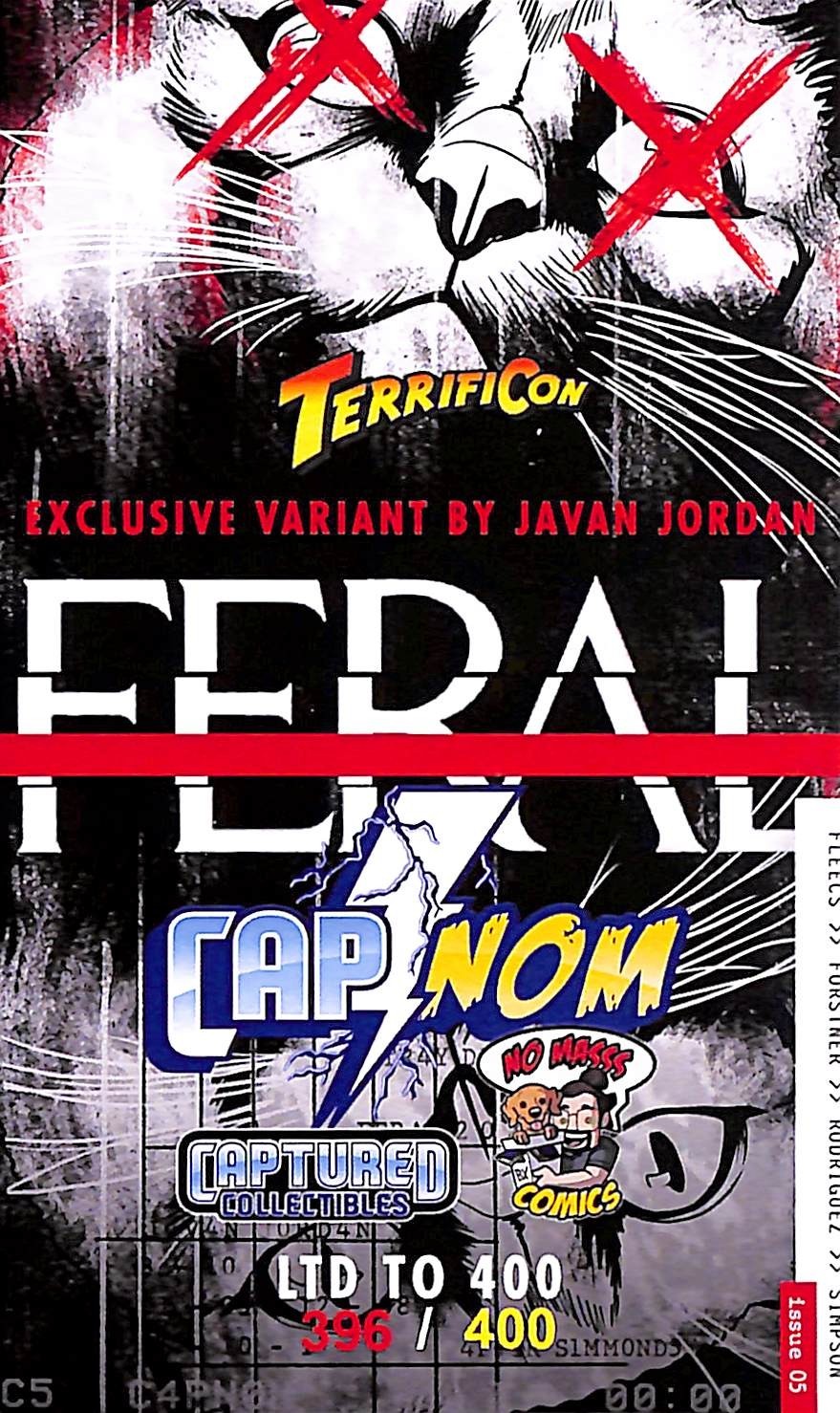 Feral #5 Terrificon Javan  Jordan Variant Ltd 400 with COA2