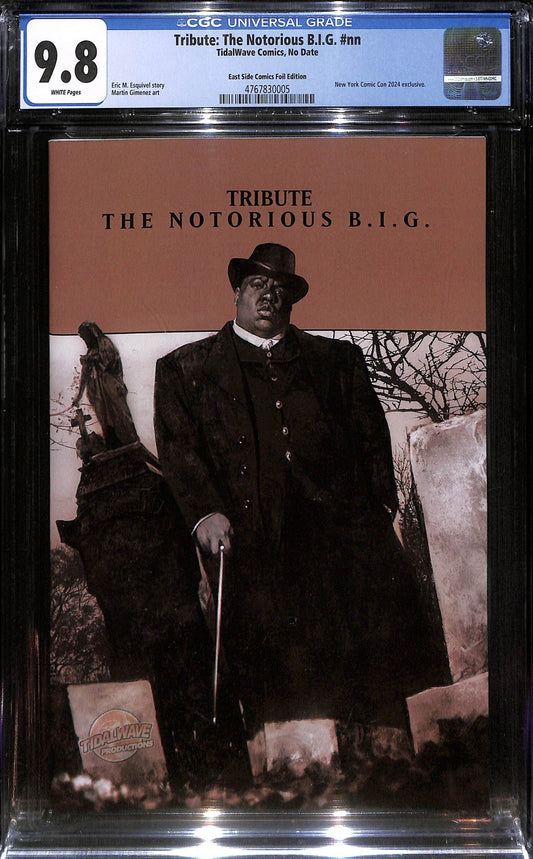 Tribute: Notorious B.I.G. Skan Srisuwan Variant NYCC Variant Ltd 300 CGC 9.80