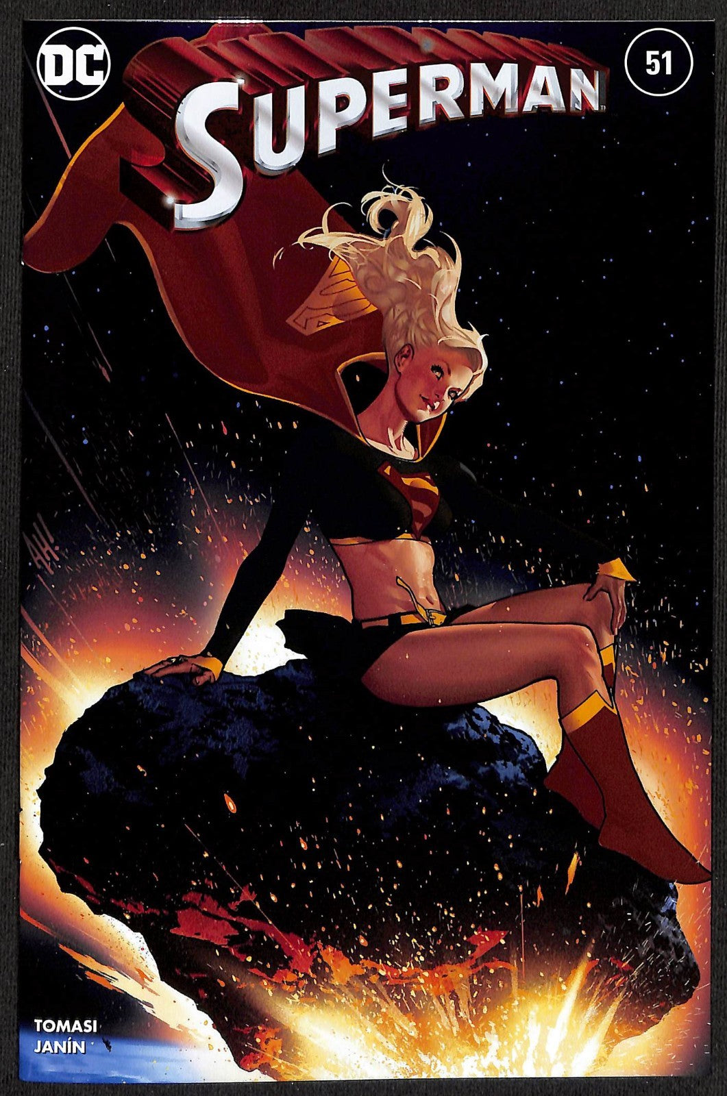 Superman #51 Adam Hughes Supergirl Mexican Foil SDCC Ltd 10000