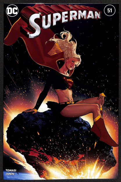 Superman #51 Adam Hughes Supergirl Mexican Foil SDCC Ltd 10000