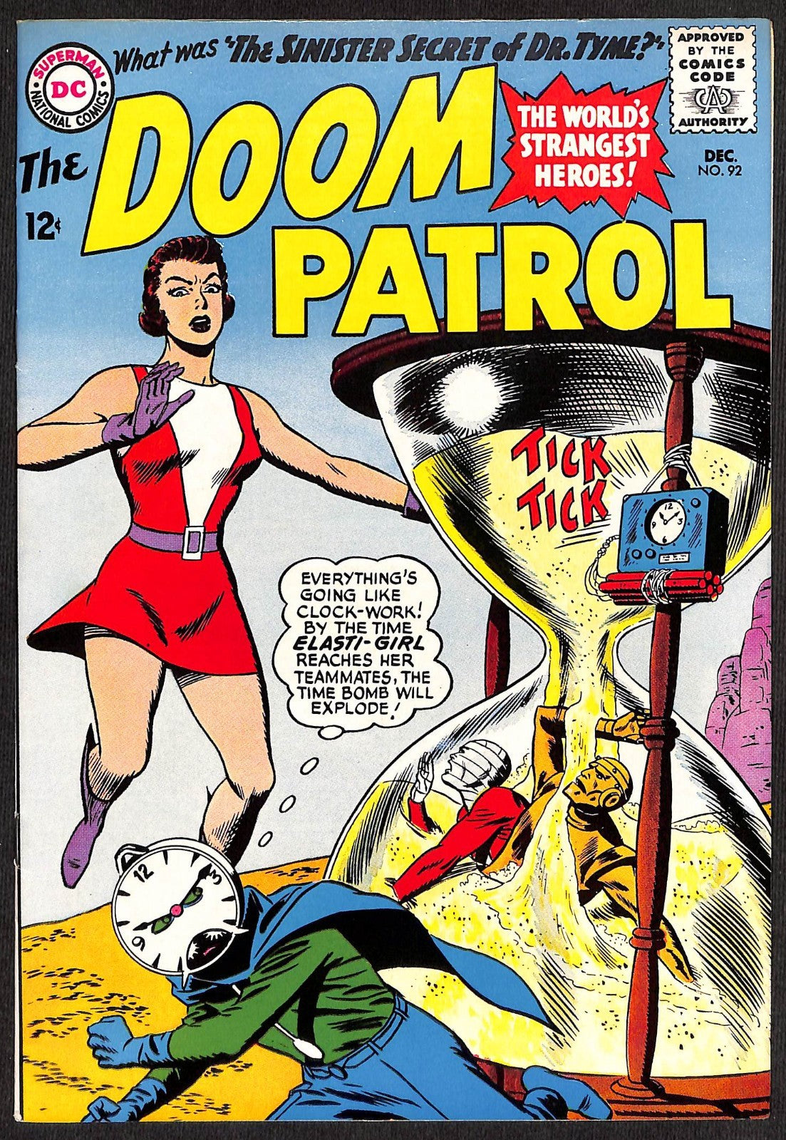 Doom Patrol #92 1st Appearance of Dr. Tyme VFN+0