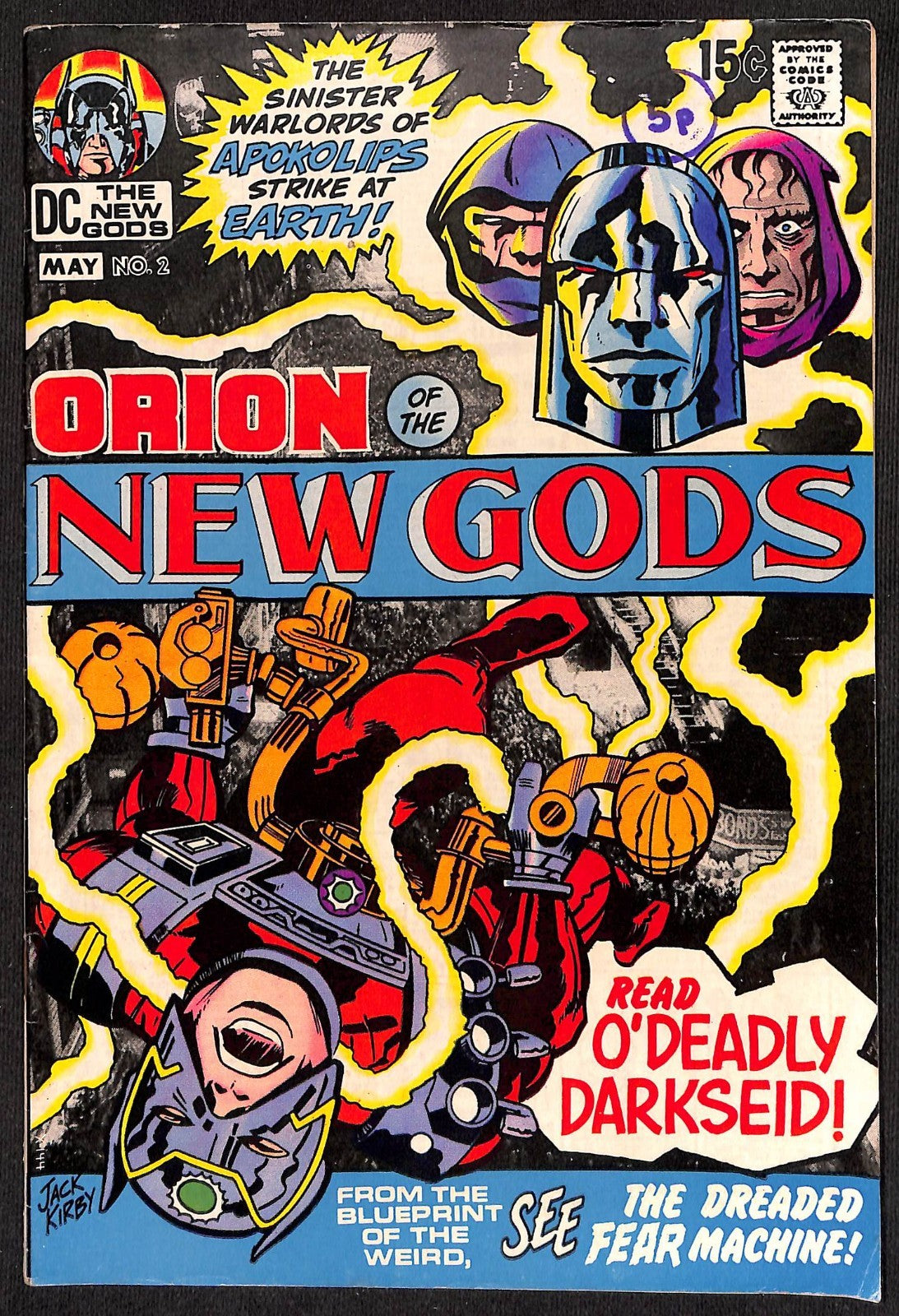 New Gods #2 1st Cover and 2nd Full Appearance of Darkseid FN+0
