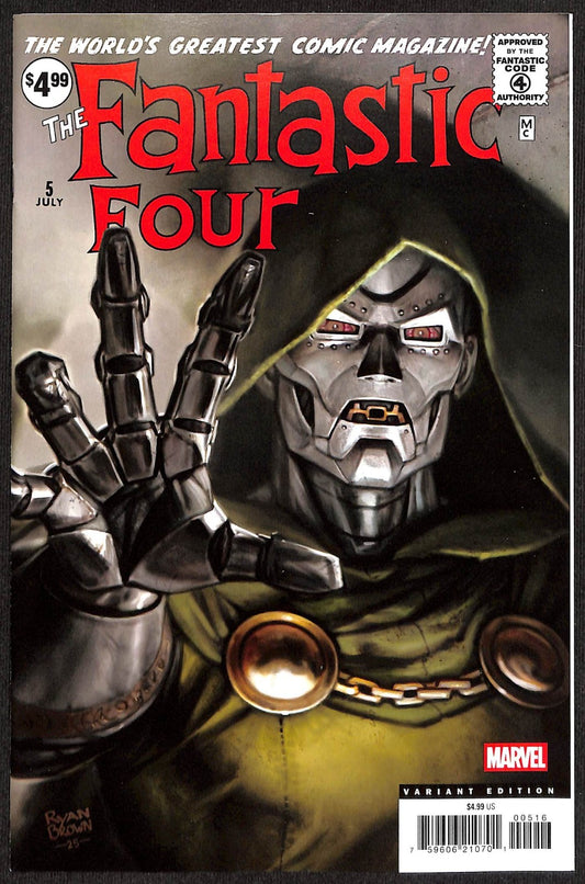 Fantastic Four #5 Facsimile Edition Ryan Brown 1:25 Variant0