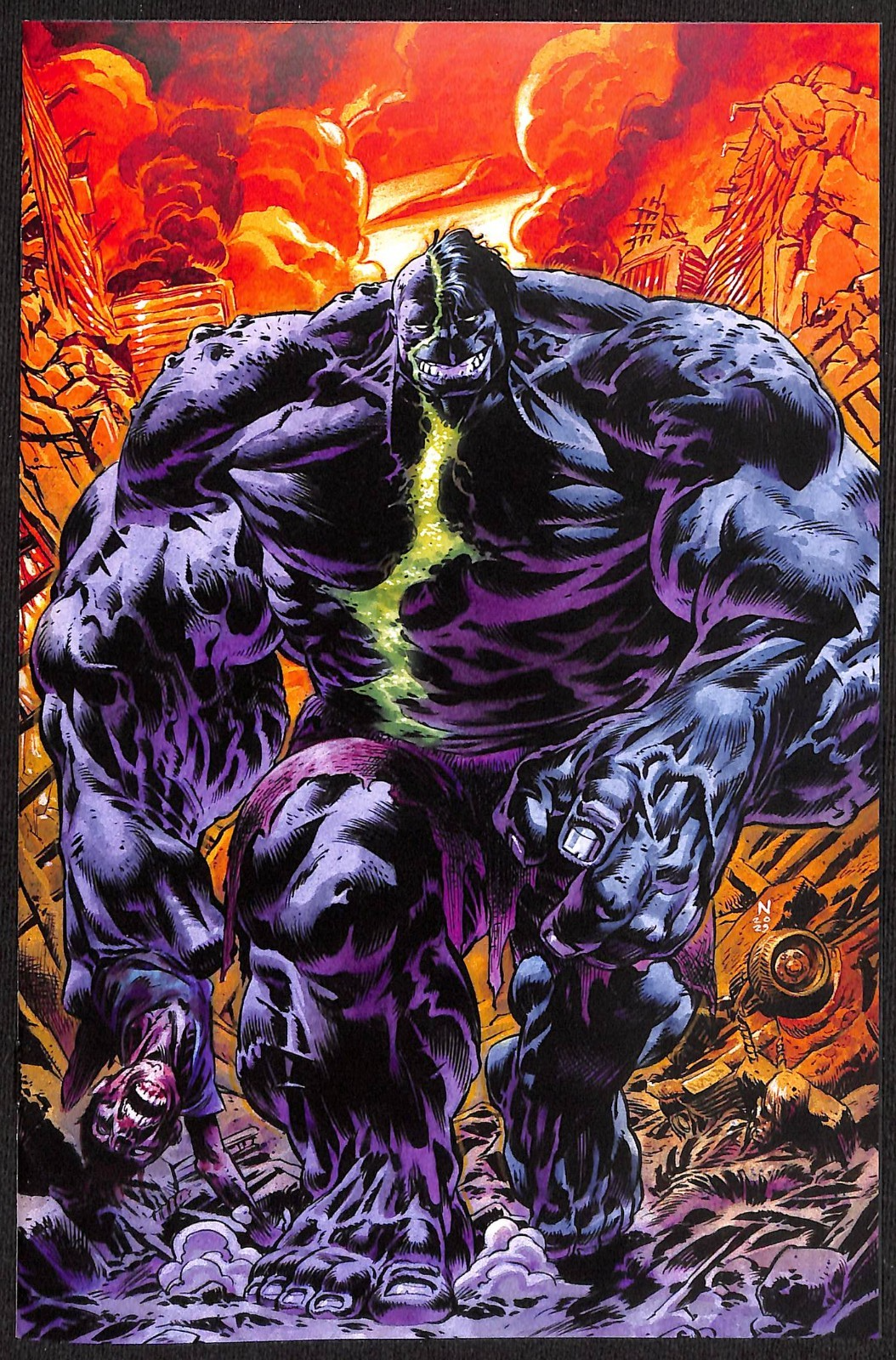Infernal Hulk #1 Nic Klein 1:100 Virgin Variant0