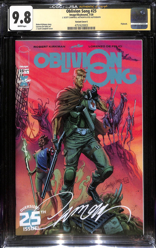 Oblivion Song #25 J Scott Campbell Variant Signed CGC 9.80