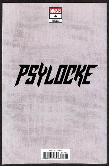 Psylocke #4 Marguerite Sauvage 1:100 Virgin Variant1