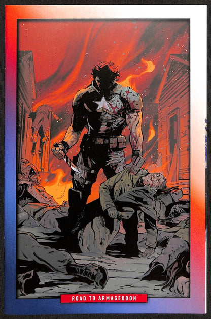 Captain America #5 Valerio Schiti 1:25 2nd Print Virgin Variant0