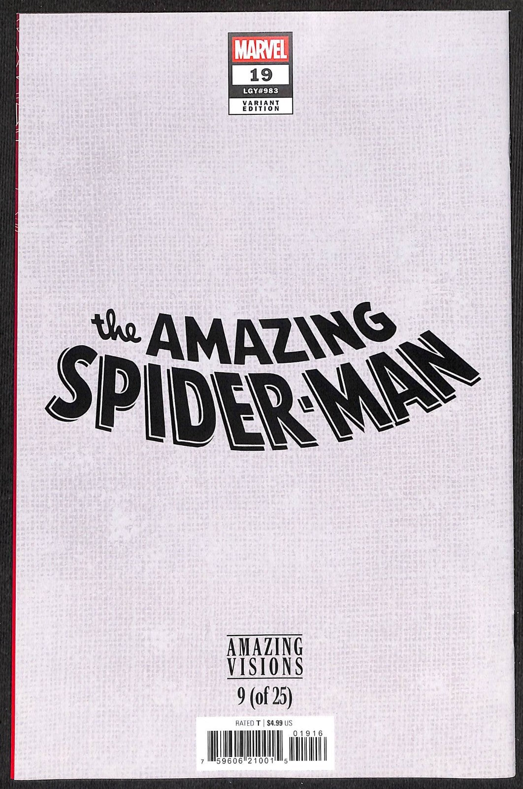 Amazing Spider-Man #19 Lee Bermejo 1:100 Virgin Variant1