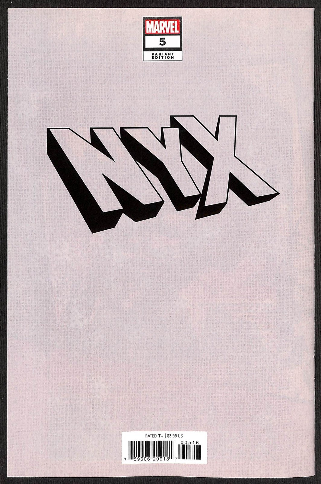NYX #5 Joshua Swaby 1:50 Virgin Variant1