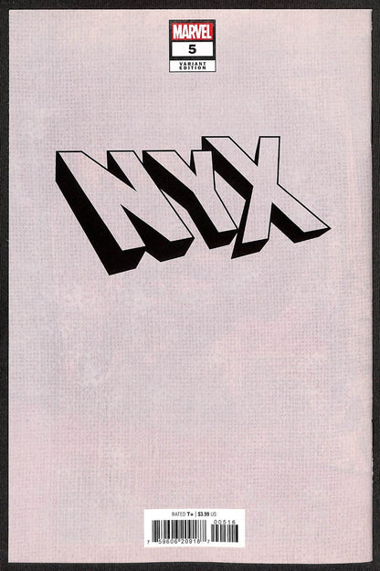 NYX #5 Joshua Swaby 1:50 Virgin Variant1