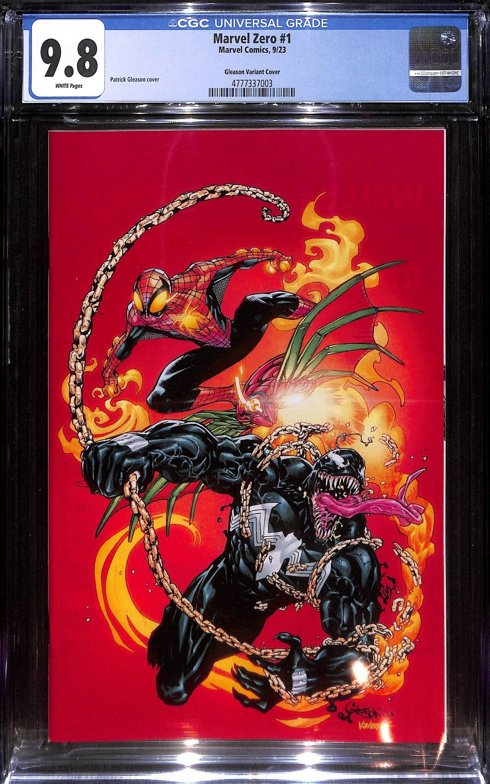 Marvel Zero #1 Patrick Gleason 1:50 Variant CGC 9.80