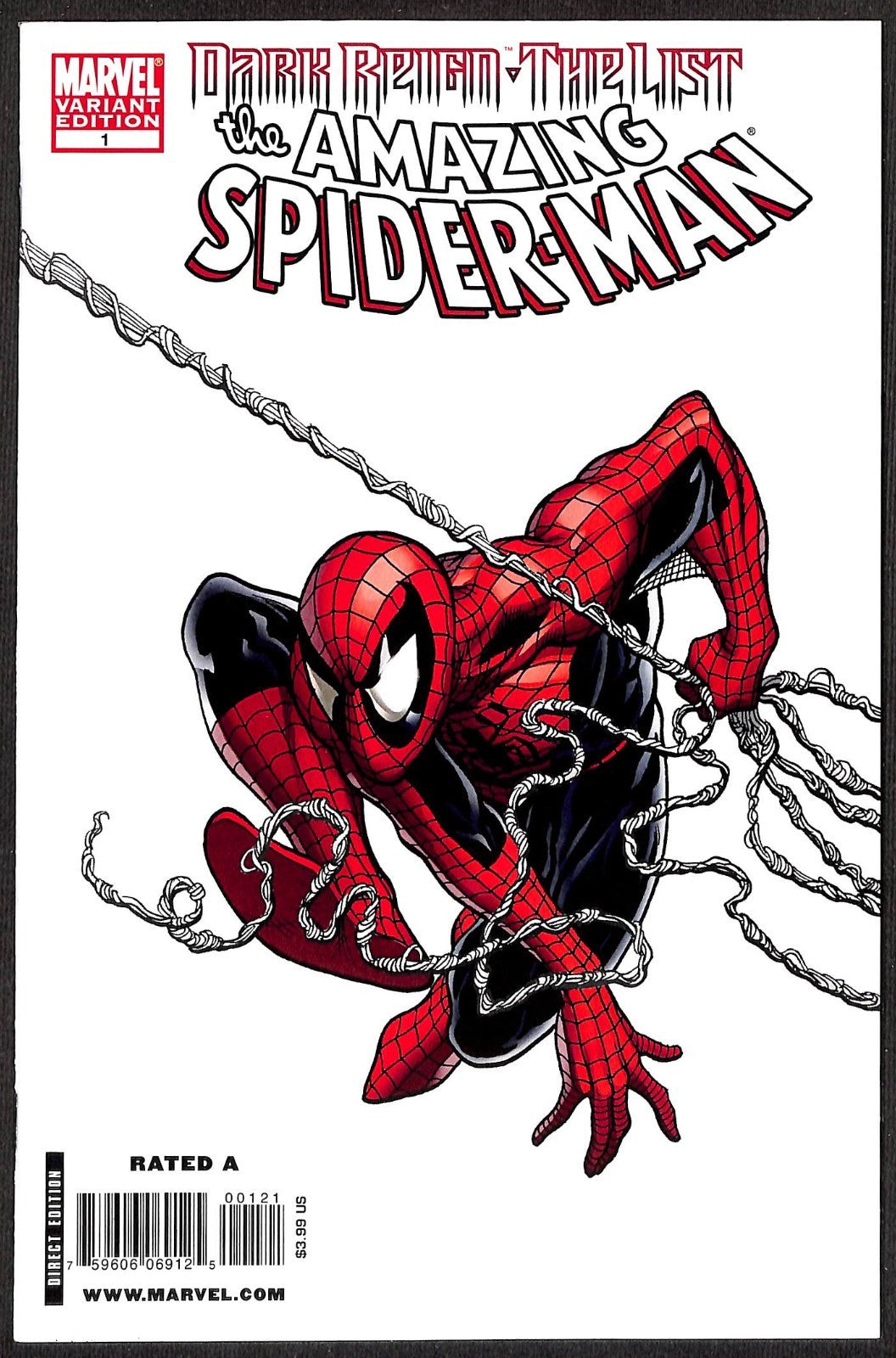 Dark Reign The List Amazing Spider-Man #1 Frank Cho 1:100 Hero Variant0