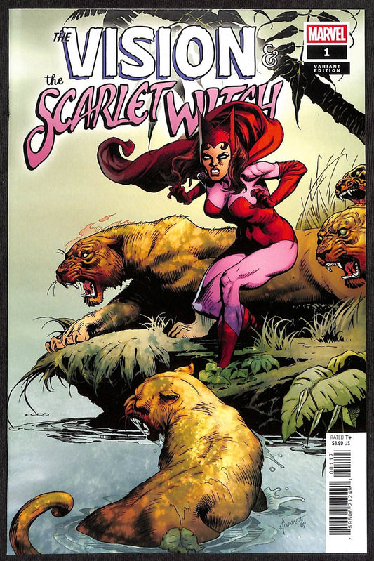 Vision and the Scarlet Witch #1 Sandy Plunkett 1:50 Variant0