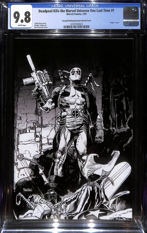 Deadpool Kills the Marvel Universe One Last Time #1 Panosian 1:25 CGC 9.80