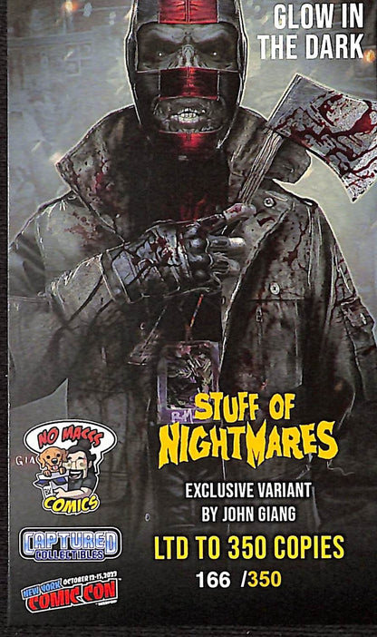 Stuff of Nightmares Red Murder #1 John Giang NYCC Glow in Dark  Variant Ltd 3502
