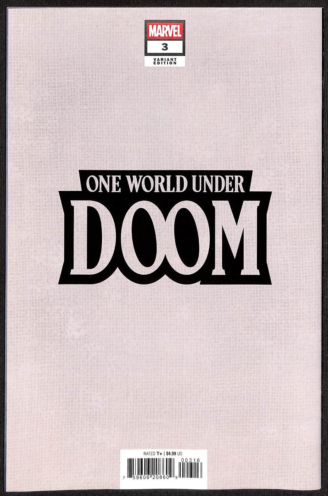 One World Under Doom #3 Gabriele Dell'Otto 1:100 Virgin Variant1