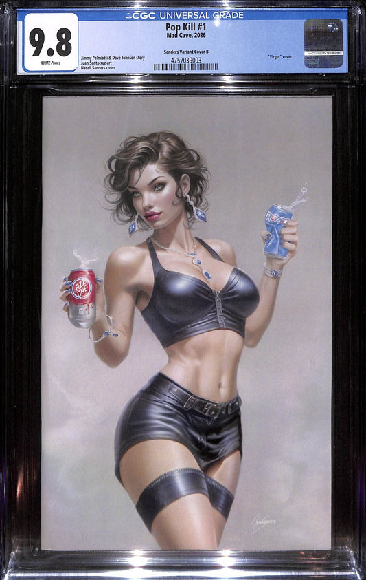 Pop Kill #1 Natali Sanders Megacon Virgin Variant Ltd 400 CGC 9.80