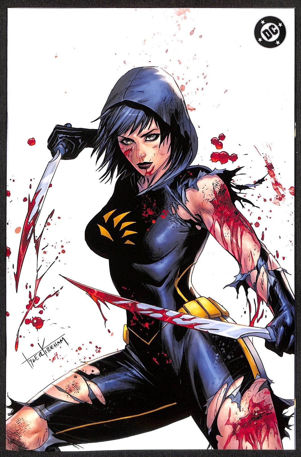 Absolute Cassandra Cain #1 Tyler Kirkham Battle Damaged Virgin Variant0