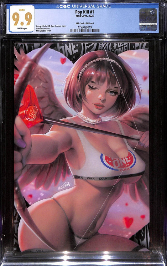 Pop Kill #1 Miki Okazaki Virgin Variant Ltd 400 CGC 9.90