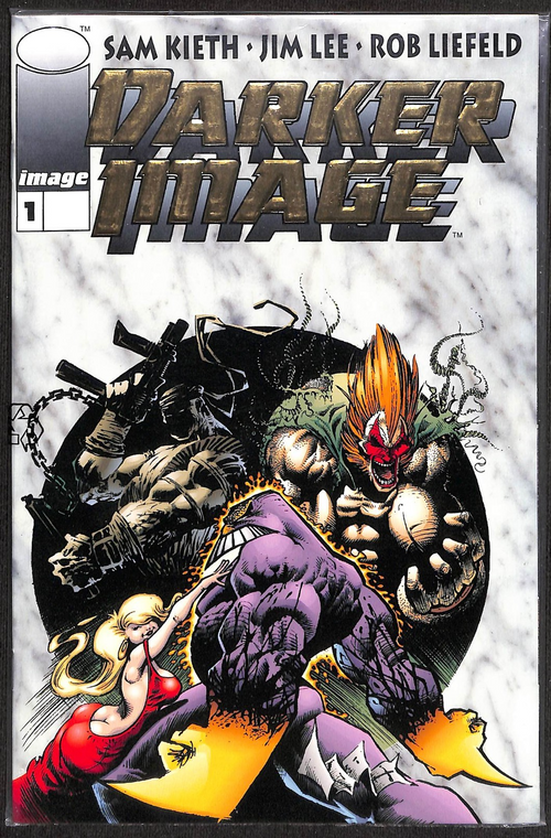 Darker Image #1 Gold Foil Edition (Polybagged) 1st App the Maxx0