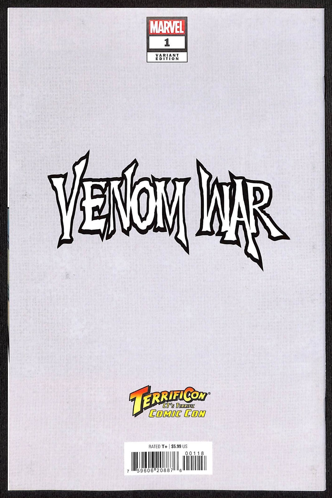 Venom War #1 Mark Bagley Terrificon Virgin Variant1