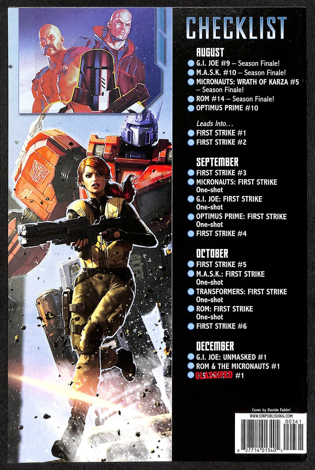 First Strike #3 Davide Fabbri 1:25 Variant1