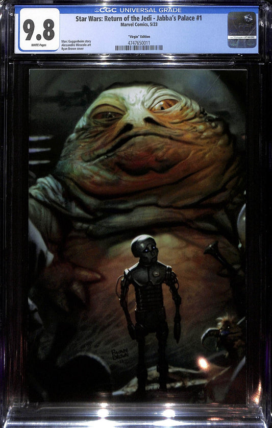 Star Wars Return of the Jedi Jabba's Palace #1 Ryan Brown 1:100 Variant CGC 9.80