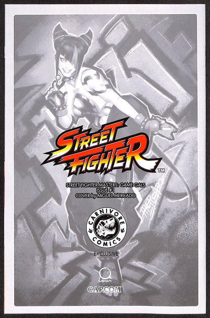 Street Fighter Masters Game Gals #1 Miguel Mercado Virgin Variant Ltd 500 w/ COA1