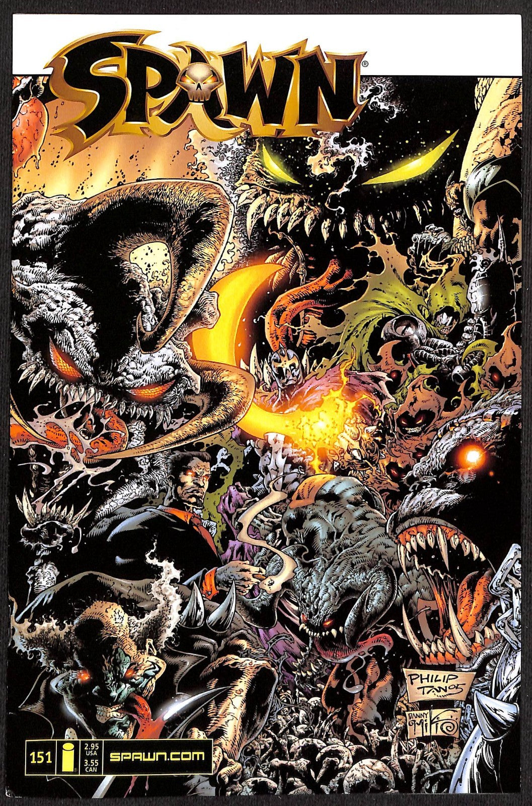 Spawn #151 Wraparound Cover Spawn's Enemies VFN+0