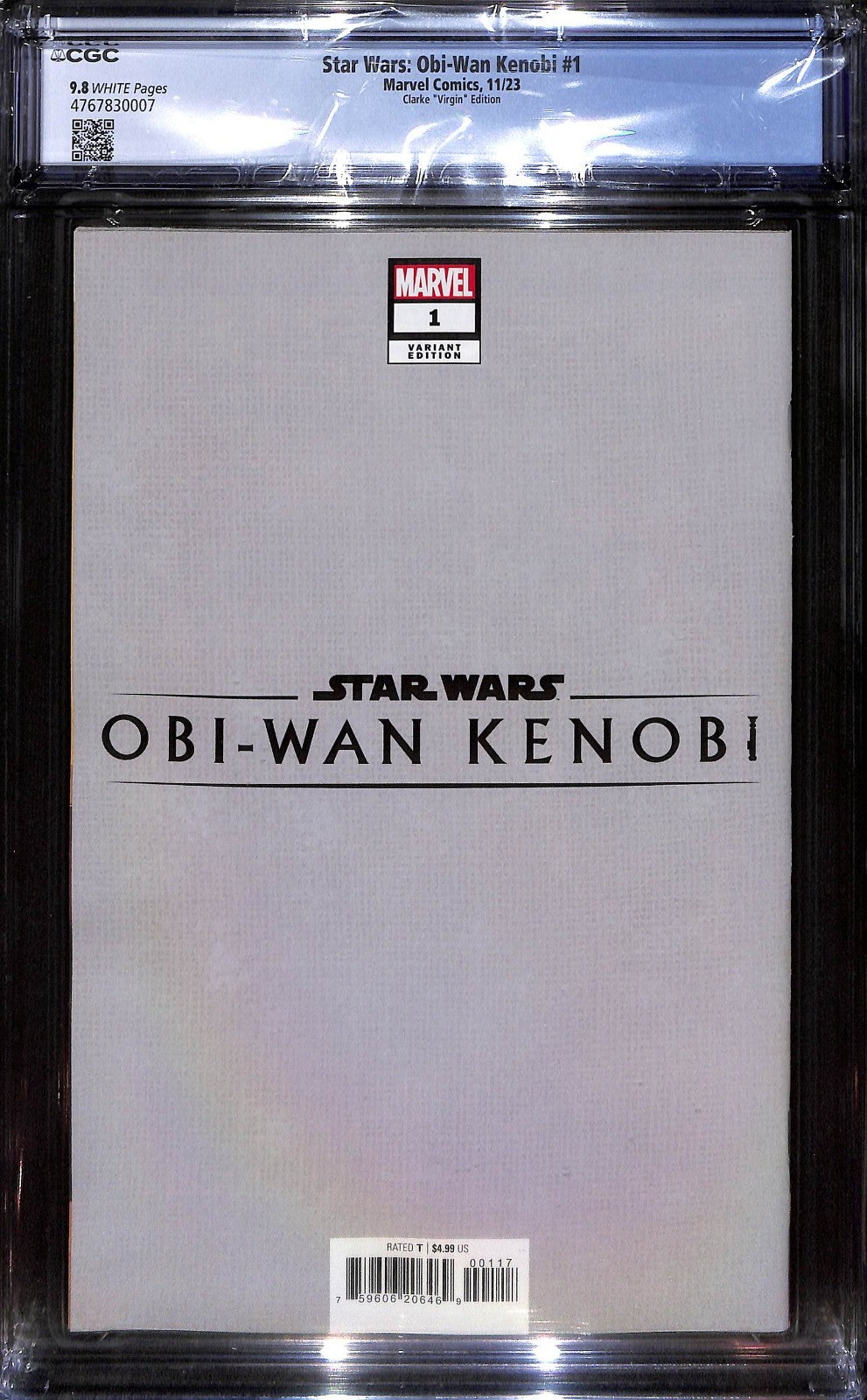 Star Wars Obi-Wan Kenobi #1 Taurin Clarke 1:100 Virgin Variant CGC 9.81