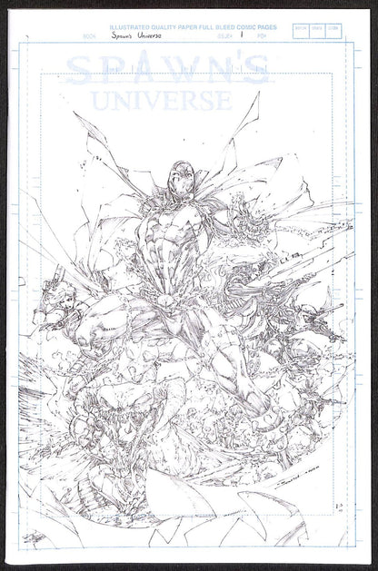 Spawn's Universe #1 Greg Capullo 1:50 Sketch Variant0