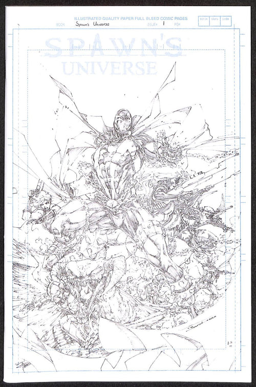 Spawn's Universe #1 Greg Capullo 1:50 Sketch Variant0