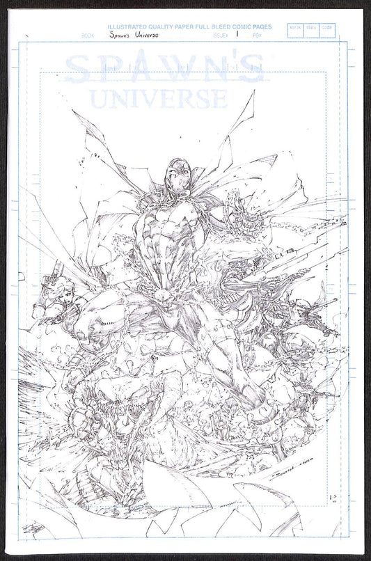 Spawn's Universe #1 Greg Capullo 1:50 Sketch Variant0