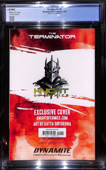 Terminator #1 Katya Sinyukhina NYCC Virgin Variant Ltd 600 CGC 9.81