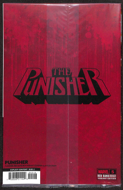Punisher #5 Red Band Clayton Crain 1:50 Variant (Polybagged)1