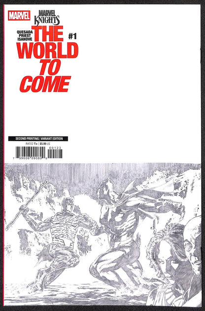 Marvel Knights The World to Come #1 Joe Quesada 2nd Print 1:25 Virgin Variant1
